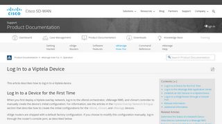 Log In to a Viptela Device - Viptela Documentation