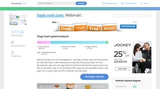 Access login.vsnl.com. Webmail::