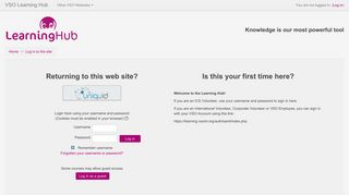 Home: Log in to the site - VSO Learning Hub