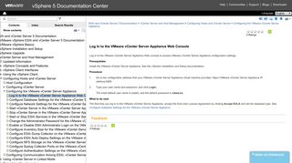 Log In to the VMware vCenter Server Appliance Web Console