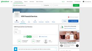 VSR Financial Services Reviews | Glassdoor