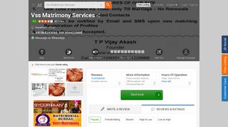 Vss Matrimony Services, Alapakkam - Matrimonial Bureaus in ...