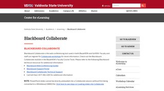 Blackboard Collaborate - Valdosta State University