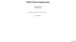 VSVS Online Application