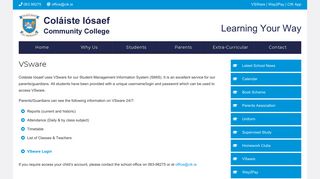 VSware – Coláiste Iósaef Community College - cik.ie