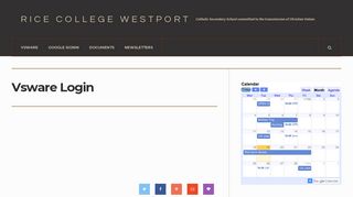 Vsware Login – Rice College Westport