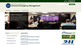 Vermont Emergency Management: Home Page