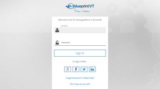 Blueprint to Practice Automation VT: Log In