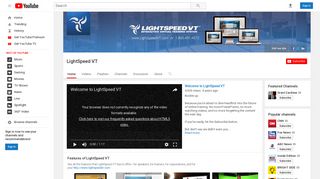 LightSpeed VT - YouTube