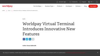 Worldpay Virtual Terminal Introduces Innovative New Features ...