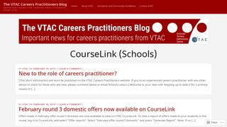 CourseLink (Schools) – The VTAC Careers Practitioners blog