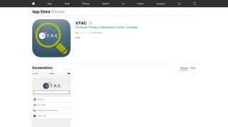 VTAC on the App Store - iTunes - Apple