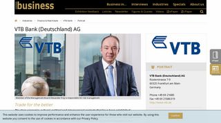 VTB Bank (Deutschland) AG // European Business