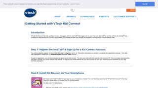 Getting Started with VTech Kid Connect - Electronic Learning Toys ...