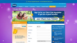 Register Now - VTech Toys Australia - Electronic Learning Toys - Best ...