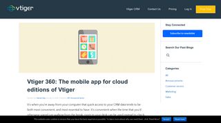 Vtiger 360: The mobile app for cloud editions of Vtiger | The Vtiger ...