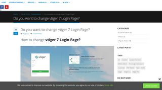 Do you want to change vtiger 7 Login Page? - IT-Solutions4You