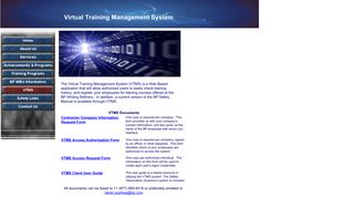VTMS - Safety Training And Tracing WorldWide
