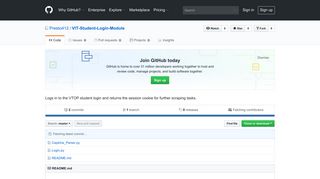 GitHub - Presto412/VIT-Student-Login-Module: Logs in to the VTOP ...