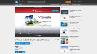 VTScada Instantly Intuitive SCADA Software - SlideShare
