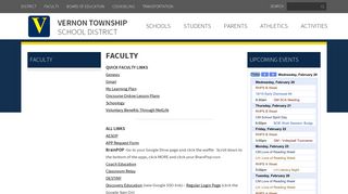 Faculty - Vernon Township School District