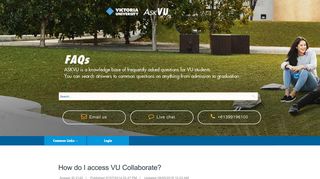 How do I access VU Collaborate? - AskVU - Victoria University