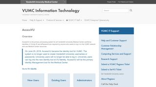 AccessVU | VUMC Information Technology