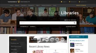 Jean and Alexander Heard Libraries | Vanderbilt University