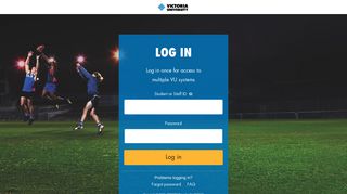 Log in - Victoria University Central Authentication Service