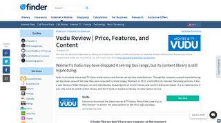 Vudu Review: Price, Content and Features | finder.com