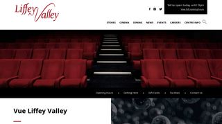 Vue Cinema | Liffey Valley Shopping Centre - Top Shopping ...