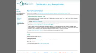Take an Examination | Certification and Accreditation