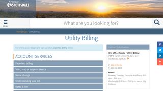 City of Scottsdale - Utility Billing