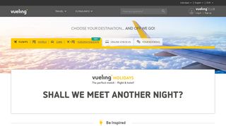 Cheap flights, hotel deals, rental car | vueling.com
