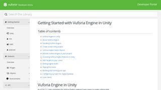 Getting Started with Vuforia Engine in Unity - Vuforia Developer