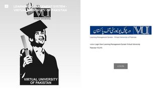 Learning Management System - Virtual University of Pakistan - Home