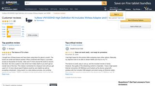Amazon.com: Customer reviews: VuNow VN1000HD High Definition ...