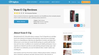 Vuse E Cig Reviews - Is it a Scam or Legit? - HighYa