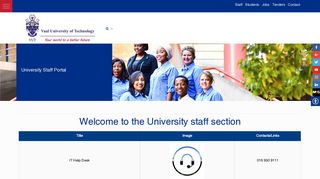 Staff – Vaal University of Technology