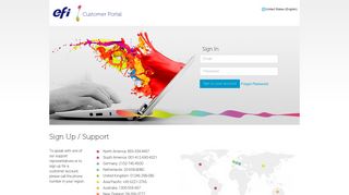 EFI Customer Portal - Electronics for Imaging
