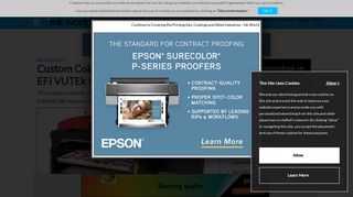 Custom Color Corp. Adds High-Speed EFI VUTEk Inkjet Press ...