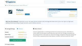 Vuture Reviews and Pricing - 2019 - Capterra