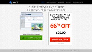 Vuze Bittorrent Client - The Most Powerful Bittorrent Software on Earth