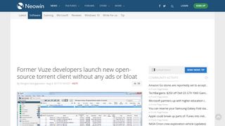 Former Vuze developers launch new open-source torrent client ...