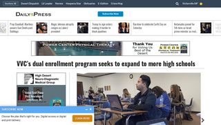 VVC's dual enrollment program seeks to expand to more high schools