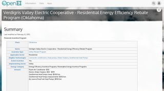 Verdigris Valley Electric Cooperative - Residential Energy Efficiency ...