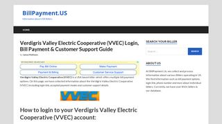 Verdigris Valley Electric Cooperative (VVEC) - www.vvec.com | Bill ...