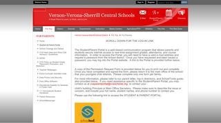 For Parents / Student & Parent Portal - VVS School District