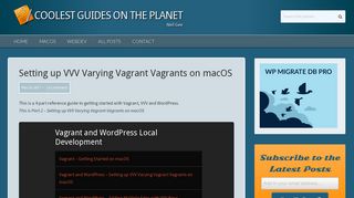 Setting up VVV Varying Vagrant Vagrants on macOS