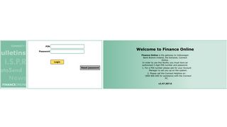 Finance Online - Login